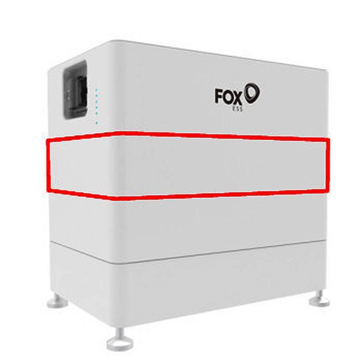 [FOX-CS2800] Accumulo aggiuntivo 2,8 kWh al litio per inverter FOX | BMS integrato | CS2800 | FOX