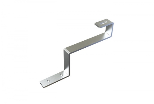 [GCSAR01] Gancio fisso INOX per copertura in coppi base stretta h100 2 fori | Saros