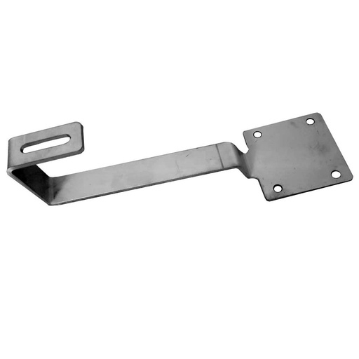 [GTSAR02] Gancio fisso INOX per copertura in tegole base larga 4 fori | Saros