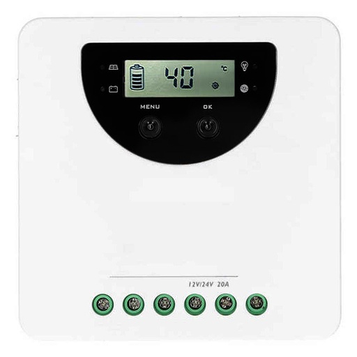 [MC2010] Regolatore di carica MPPT 20A 12/24V | SOLMAX
