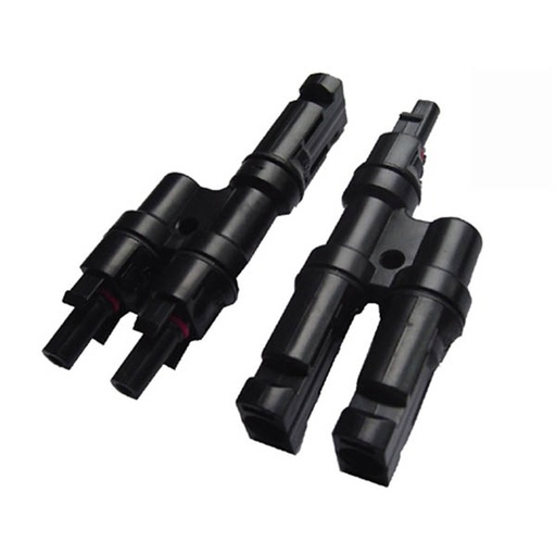 [MC4T] Coppia di connettori MC4 a 2 vie 1000V IP67 per parallelo | FEEO