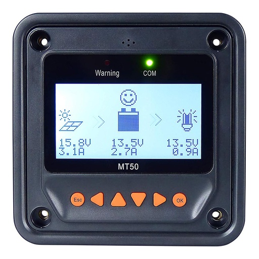 [MT-50] Display remoto per regolatori di carica TRIRON e TRACER | MT-50 | EPEver