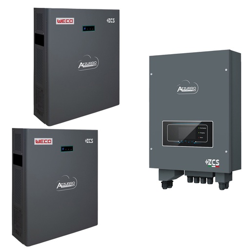[RETZCSWEC10] Kit accumulo 10,0 kWh per impianto fotovoltaico esistente | Inverter Zucchetti e batterie litio Weco
