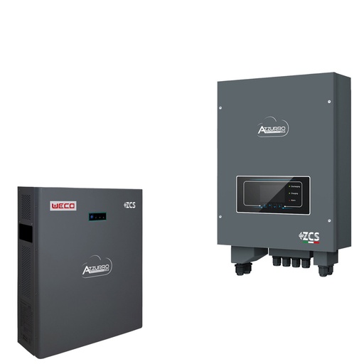 [RETZCSWEC5] Kit accumulo 5,0 kWh per impianto fotovoltaico esistente | Inverter Zucchetti e batterie litio Weco