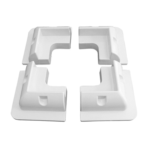 [SAC005] Set 4 supporti angolari in ABS per pannelli fotovoltaici