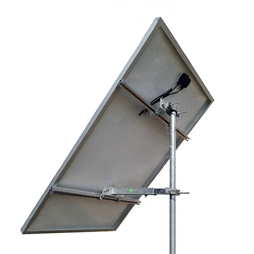 [TP190260D90] Supporto testapalo fisso 45° per pannelli fotovoltaici standard (~170x105 cm)