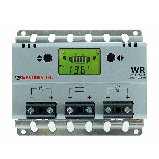 [WR10] Regolatore di carica PWM 10A 12/24V con display | WR10 | Western Co.