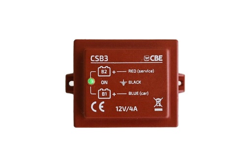 [CSB3] Dispositivo parallelatore per la ricarica automatica di 2 batterie 12V - 4A | CSB3