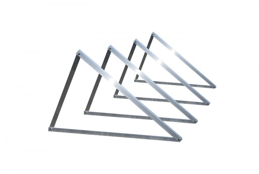 [11110773] Triangolo fisso HTF diag.160cm per fissaggio pannelli su tetto piano con inclinazione 30° | FV Power