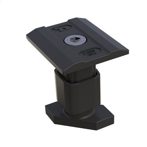 [FVD200025] Morsetto centrale universale MCU NERO preassemblato per pannelli da 28 a 38 mm