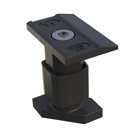 [FVD200026] Morsetto finale universale MLU NERO preassemblato per pannelli da 28 a 38mm