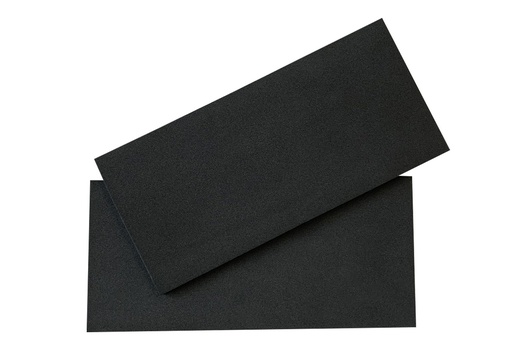 [FVD600001] Coppia di tappetini in gomma 28x13x5 per zavorrre in cemento