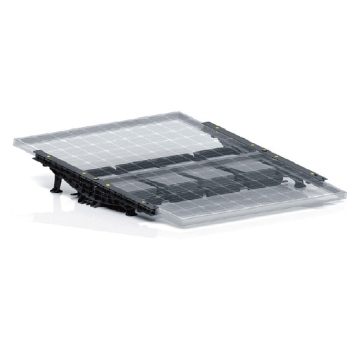 [SOPHIA-HARD-2] Sistema di fissaggio SOPHIA HARD 2 pannelli per tetto inclinato con zavorra